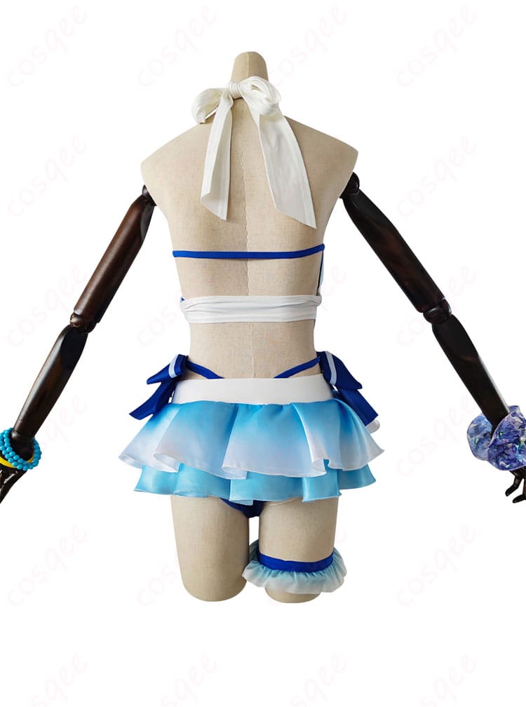 ラブライブ!絢瀬絵里 コスプレ衣装の背面画像。背面のディテールも完璧に再現された美しい仕上がりです。