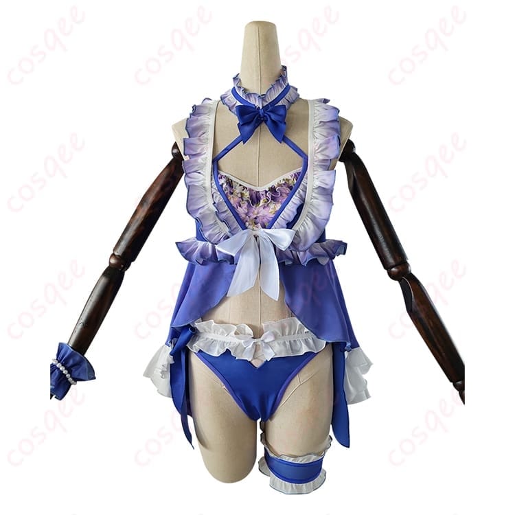 ラブライブ 東條希の水着コスプレで夏映え抜群 きらめく装飾が写真映えするS–XLサイズ - 1枚目の画像