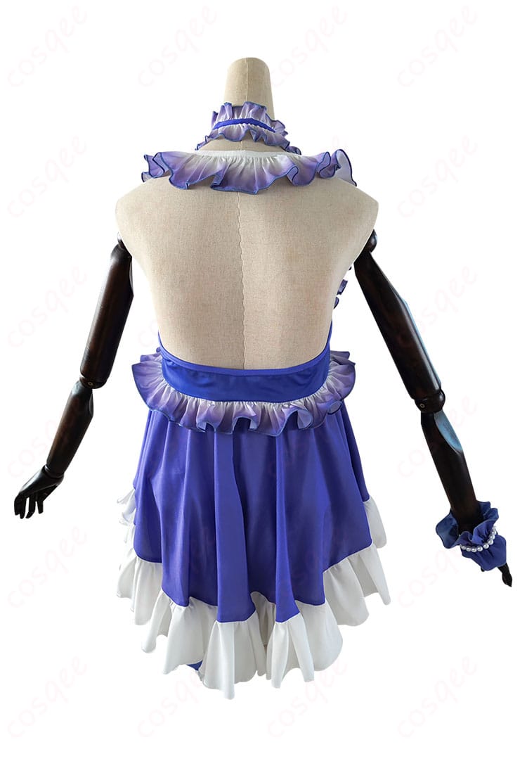 スプレ衣装の背面、ディテールにもこだわった作りで、完璧な再現度を誇ります。