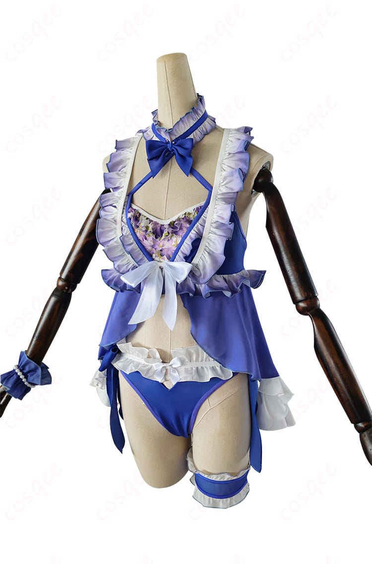 東條希コスプレ衣装の側面から見る姿、バランスの良いデザインで快適さも追求した一着。