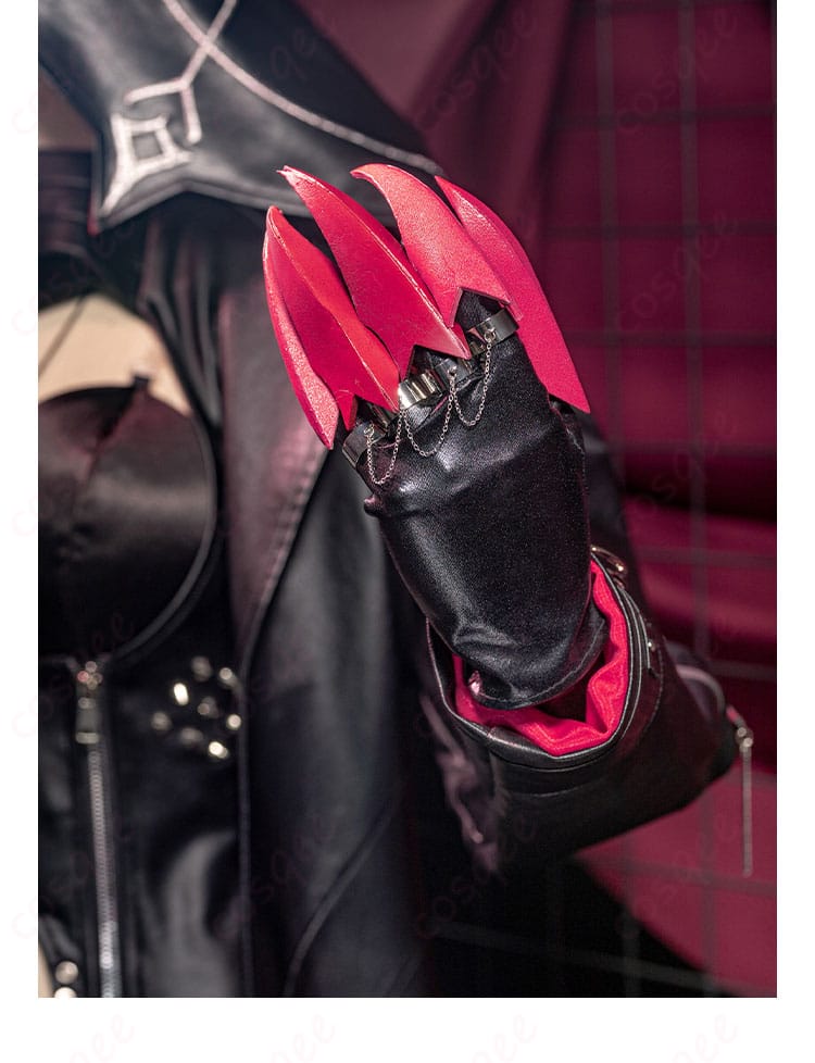 ゾーヤ コスプレ衣装の手袋装飾のディテール。キャラクターにぴったりなアクセサリーです。