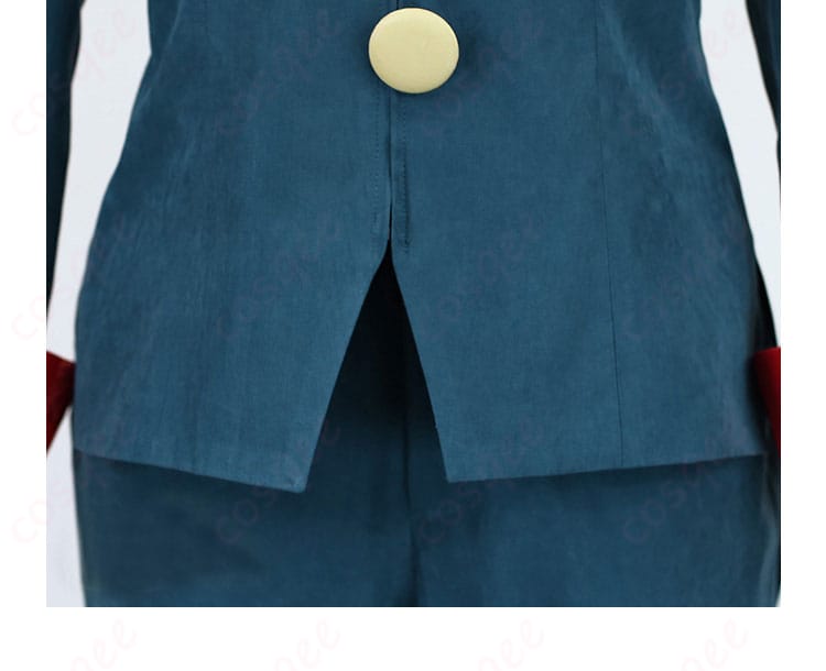 ギーマ コスプレ衣装の衣裳の裾部分の装飾細部。細やかなデザインが印象的。