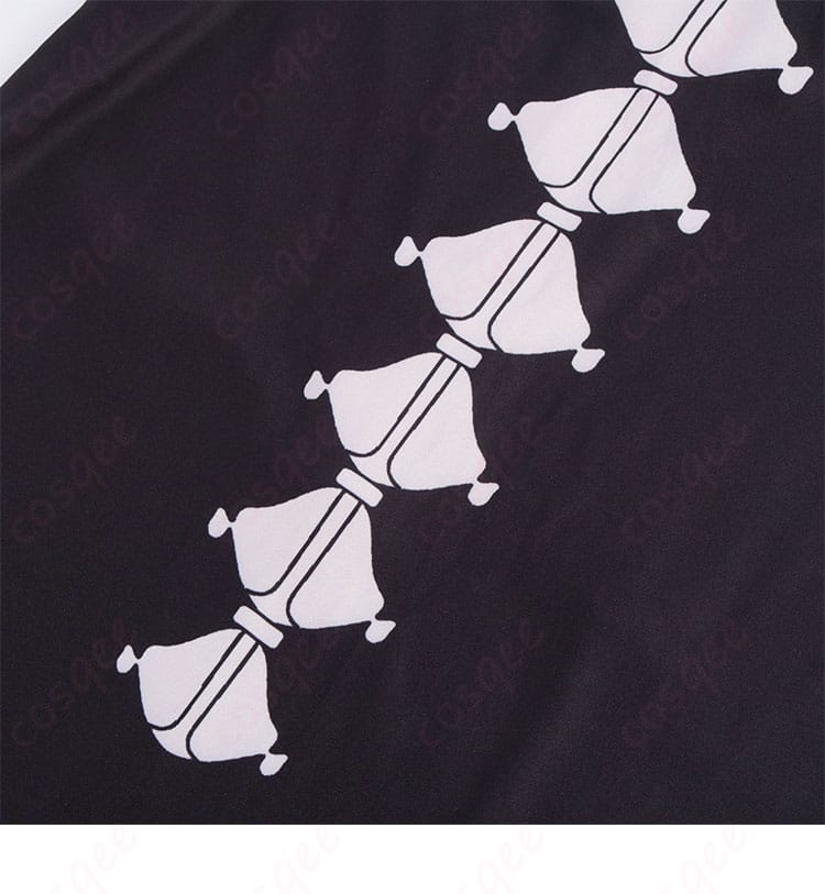 背面の骨装飾部分の細かいディテール。アクセントとして重要な要素です。