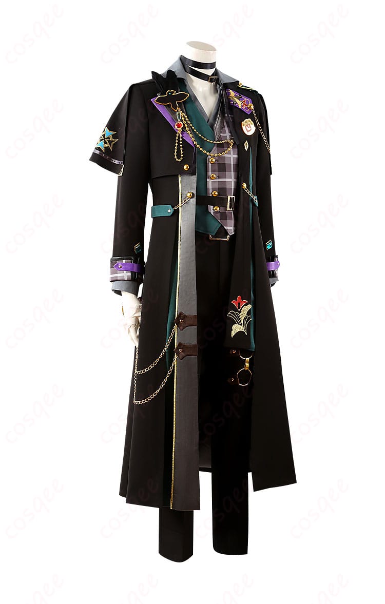 あんさんぶるスターズ!! 伏見弓弦・斎宮宗・瀬名泉 インテリジェンス衣装 コスプレ衣装 側面画像。服のシルエットとフィット感がよく分かります。