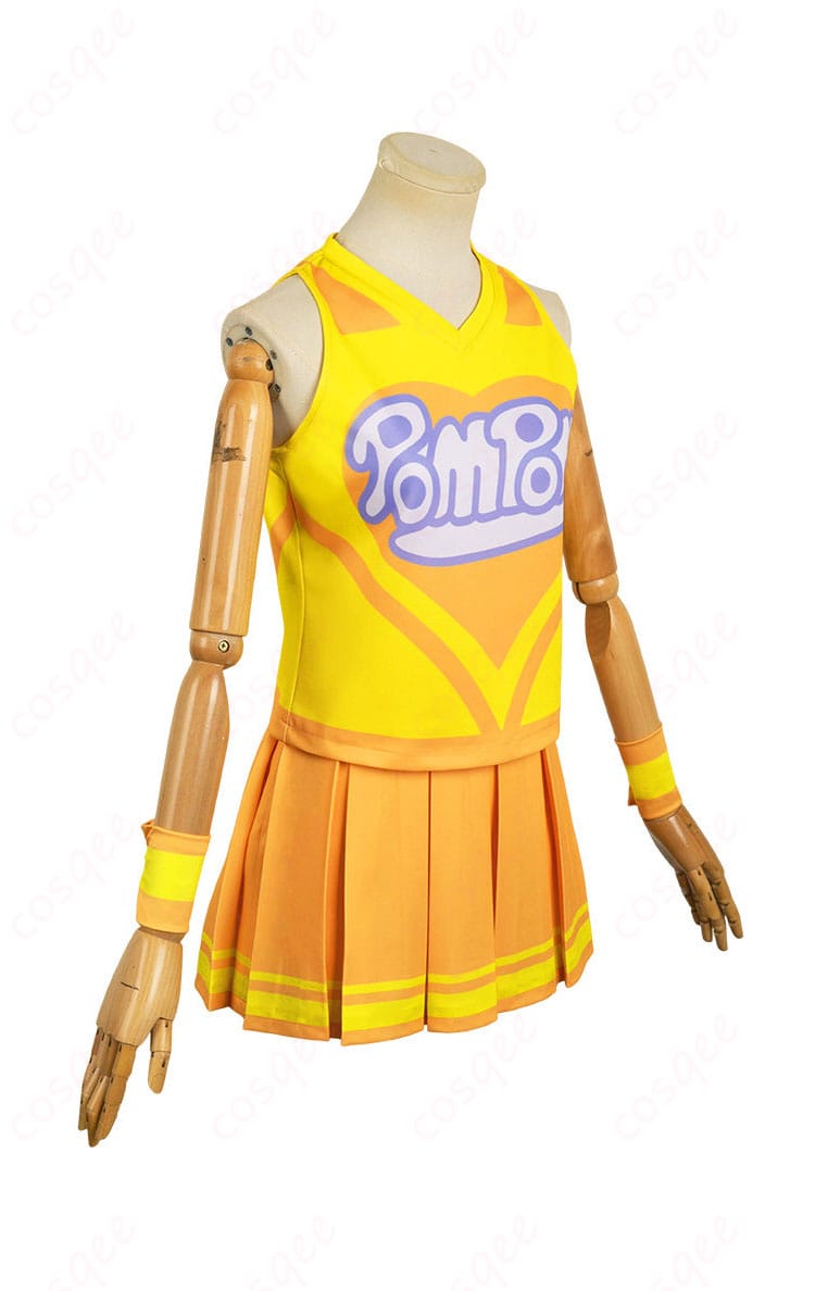 菜なれ花なれ 美空かなた チアコスプレ衣装 右側画像 - フィット感のあるデザインが魅力