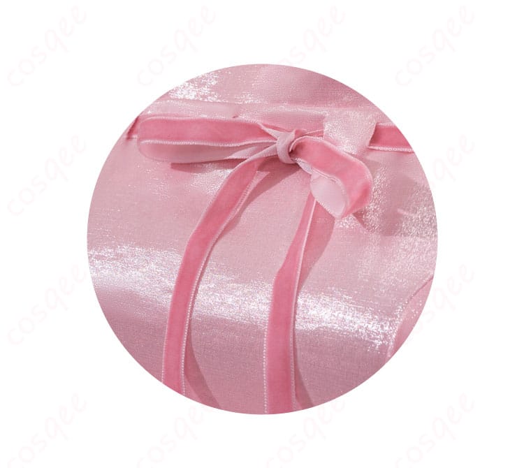 胸口の蝶結び装飾細部|しな歌唄コスプレ衣装