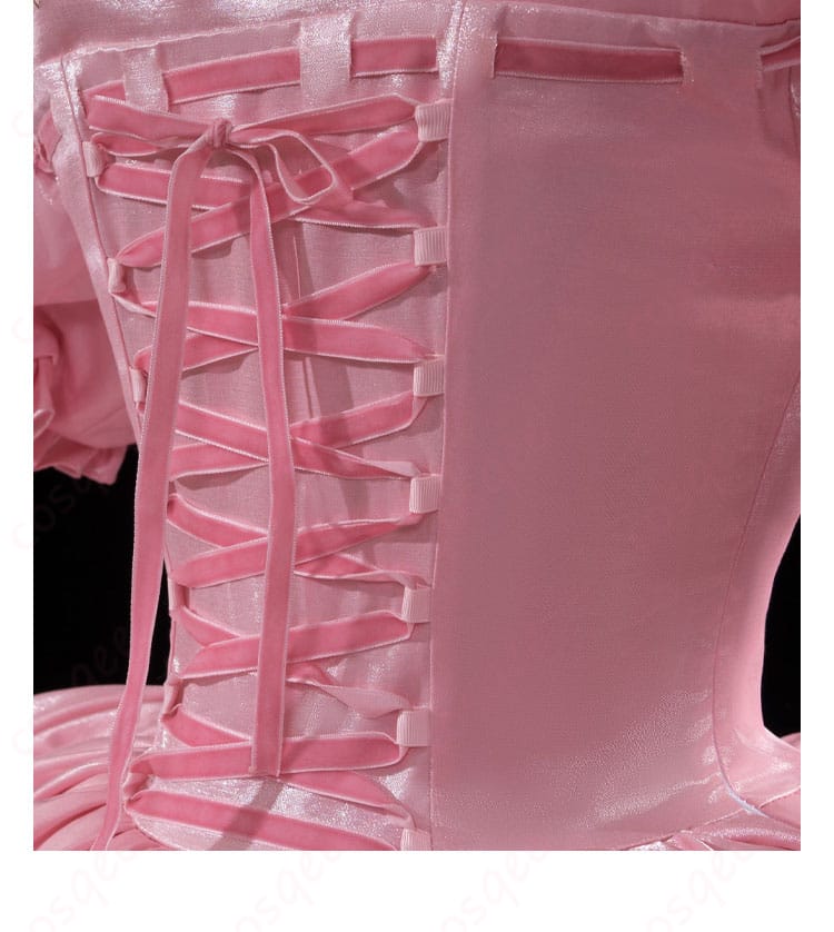 コスプレ衣装背面のディテール|しな歌唄 天使バージョン