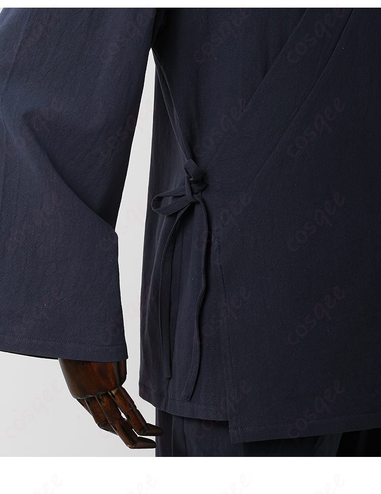 WIND BREAKER 十亀条 コスプレ衣装 衣袖と斜襟の紐の詳細。特徴的なデザインと実用性を兼ね備えた細部。