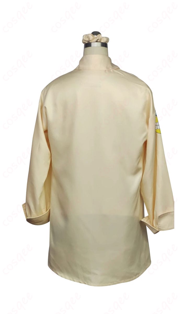 柚鳥ナツのコスプレ衣装背面の詳細。衣装全体の美しいシルエットとデザインが際立っています。