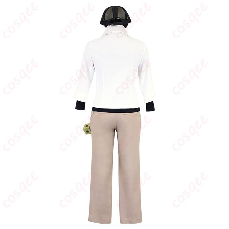 ポケットモンスターBW N プラズマ団の王イメージの白コート衣装 上品で写真映えする一着 - 2枚目の画像