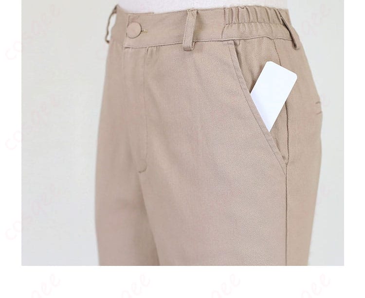 ズボンのポケット装飾、N(エヌ)コスプレ衣装のズボンのディテール