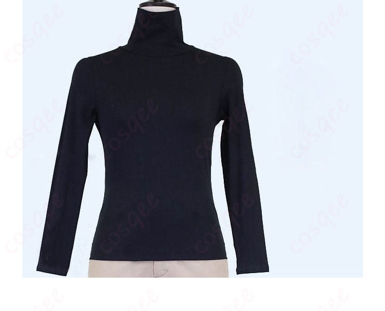 内側の服の前面、N(エヌ)コスプレ衣装のインナーのディテール