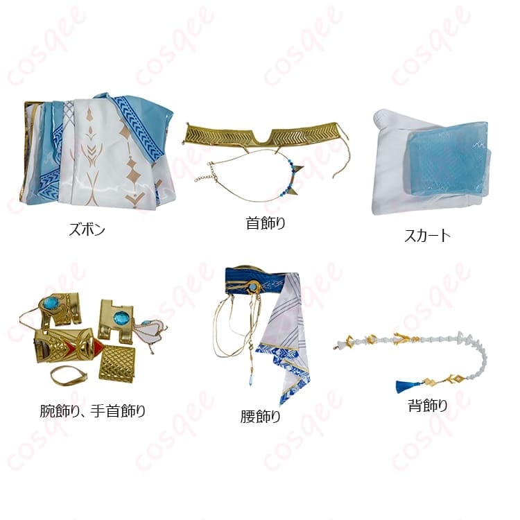 恋と深空 ホムラの潮汐の神スタイルを艶やかに纏う写真映えコスプレ衣装 - 6枚目の画像