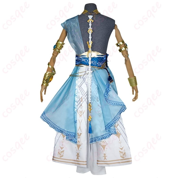 恋と深空 ホムラの潮汐の神スタイルを艶やかに纏う写真映えコスプレ衣装 - 3枚目の画像