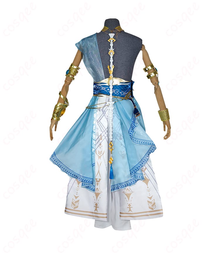 商品背面の画像、ホムラの背面デザイン、衣装の後ろ姿