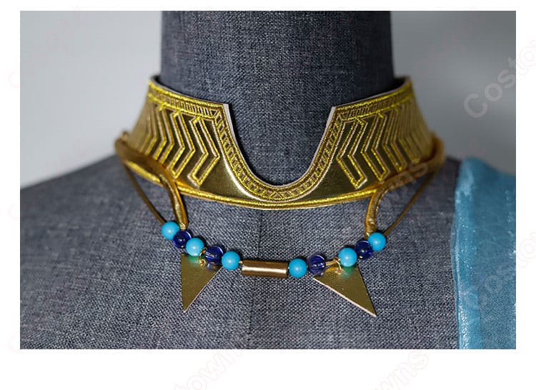 ネックレスの装飾細部、ホムラの首飾りの美しいデザイン