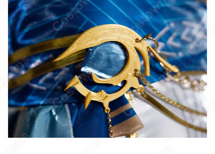 腰周り装飾の細部、ホムラの腰部の装飾に注目