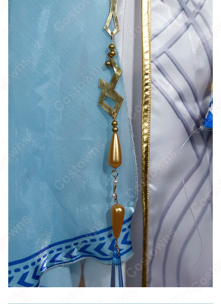 アクセサリーの細部、ホムラの衣装に合ったアクセサリーのデザイン