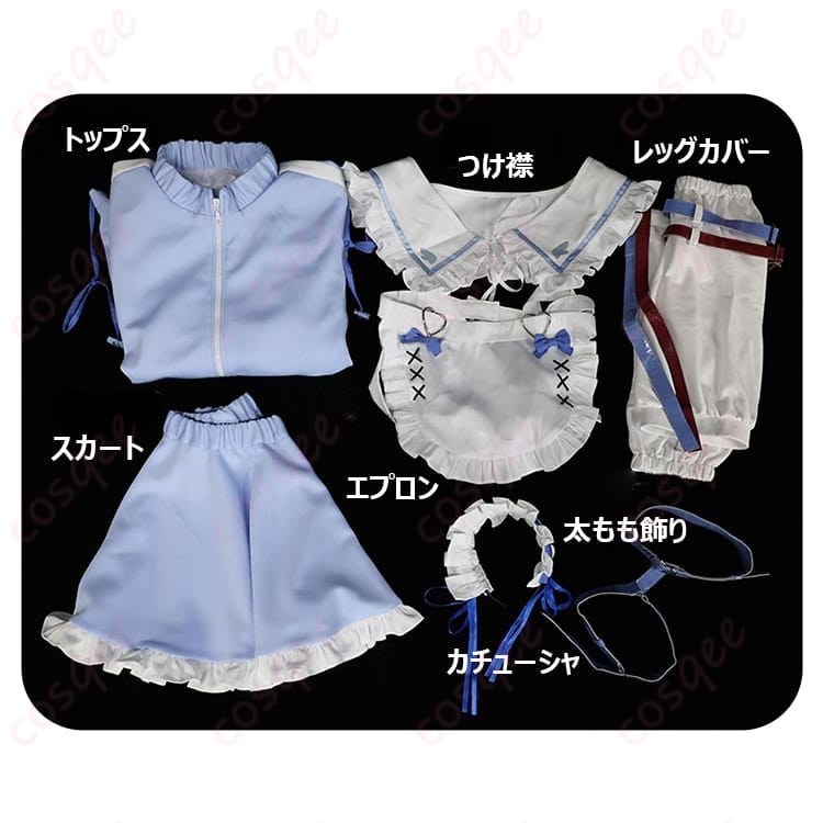 グリッドマンユニバース 宝多六花の清楚スクール風コスプレ衣装で、撮影もイベントも映える一着 - 4枚目の画像