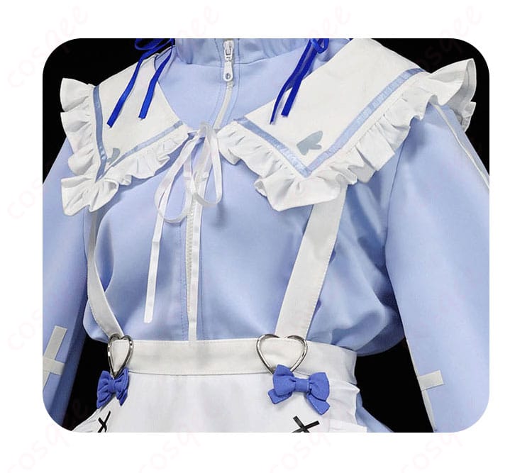 披肩装飾のディテール画像(グリッドマンユニバース 宝多六花 コスプレ衣装)