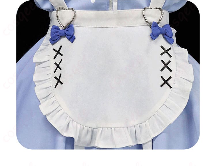 囲裙装飾のディテール画像(グリッドマンユニバース 宝多六花 コスプレ衣装)