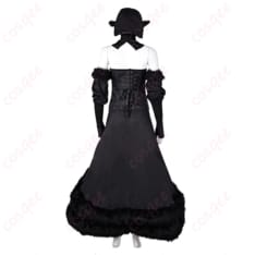 ダンジョン飯 マルシル ハロウィン向けコスプレ衣装 透け感ビスチェで写真映えするエレガントセット - 3枚目の画像（サムネイル）