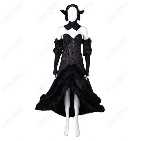 ダンジョン飯 マルシル ハロウィン向けコスプレ衣装 透け感ビスチェで写真映えするエレガントセット