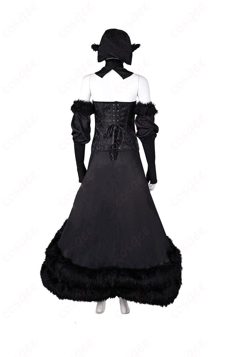 ダンジョン飯 マルシル・ドナトー ハロウィン コスプレ衣装 背面画像 - 後ろ姿も完璧に再現