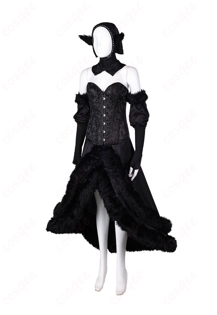 ダンジョン飯 マルシル・ドナトー ハロウィン コスプレ衣装 側面画像 - 美しいラインとデザインが際立つ