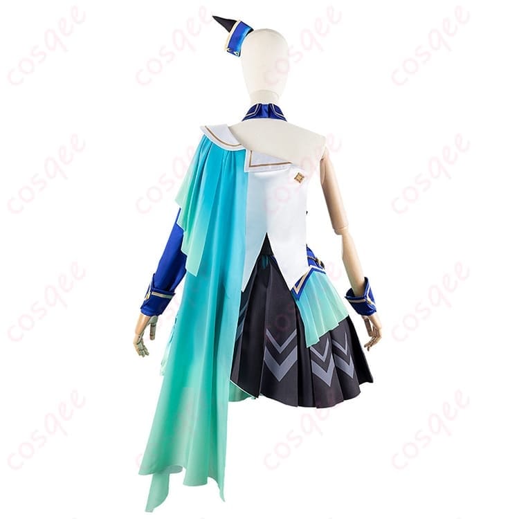 ウマ娘 ヴィルシーナ 勝負服コスプレ衣装 クールで上品に決まるセットアップ - 4枚目の画像