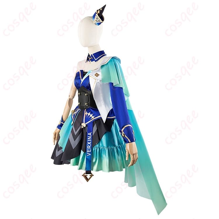 ウマ娘 ヴィルシーナ 勝負服コスプレ衣装 クールで上品に決まるセットアップ - 2枚目の画像