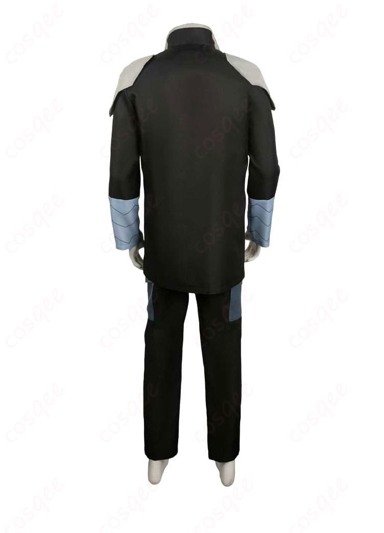 怪獣8号 保科宗四郎 コスプレ衣装 背面の詳細。背面までしっかり再現されたキャラクターの衣装。