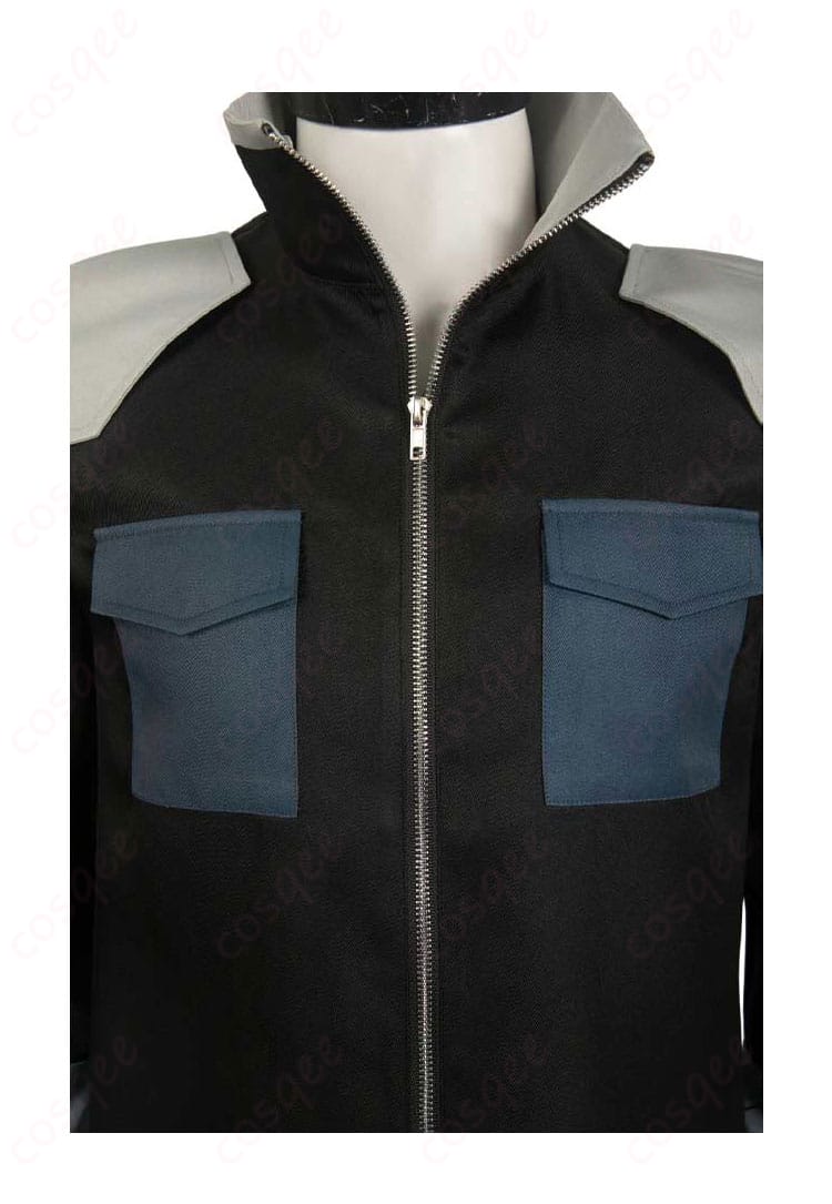 怪獣8号 保科宗四郎 コスプレ衣装 服の襟と衣链の装飾の詳細。精密な刺繍とデザインが魅力です。