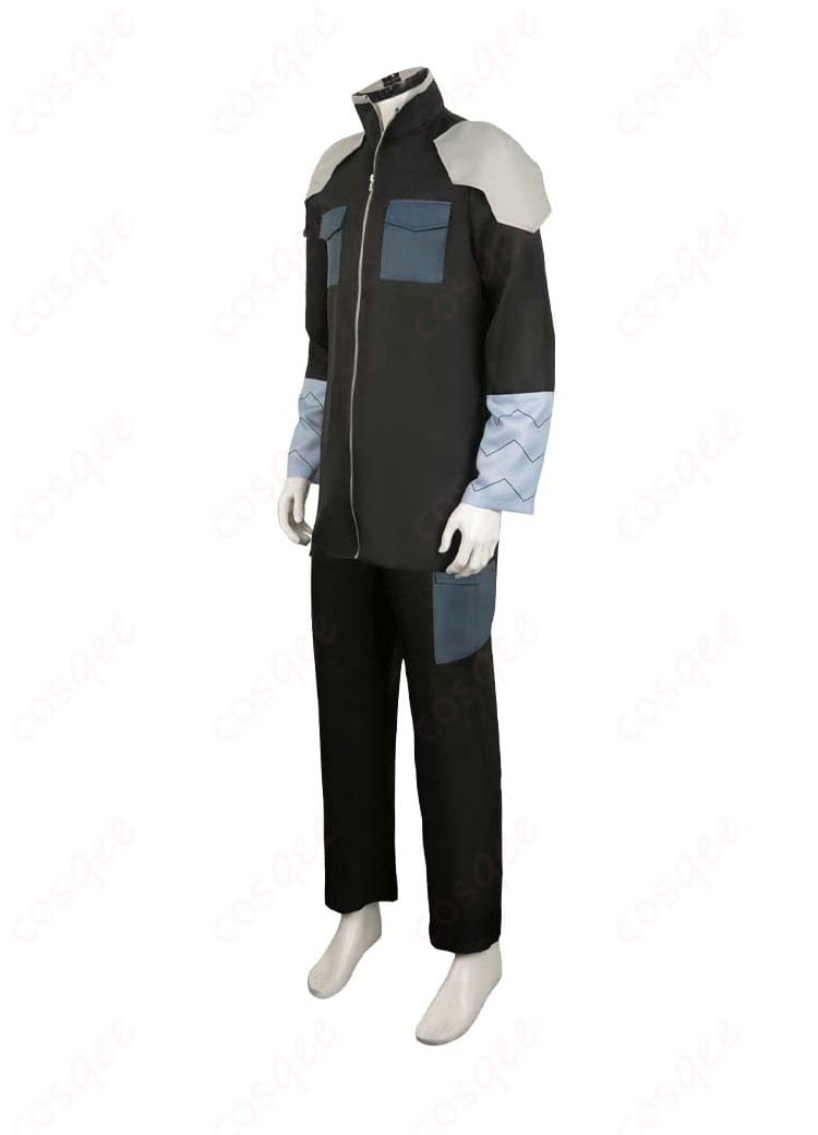 怪獣8号 保科宗四郎 コスプレ衣装 側面の詳細。衣装のデザインと仕立てを確認できる角度からの写真。