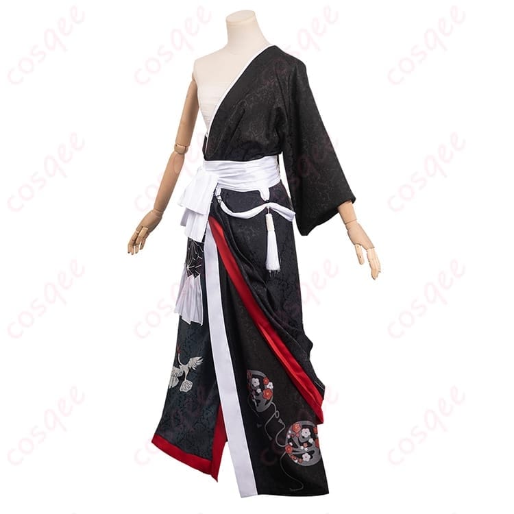 FF14 夜鶴胴着 コスプレ衣装 和装武士テイストで凛々しく写真映えする一着 - 3枚目の画像