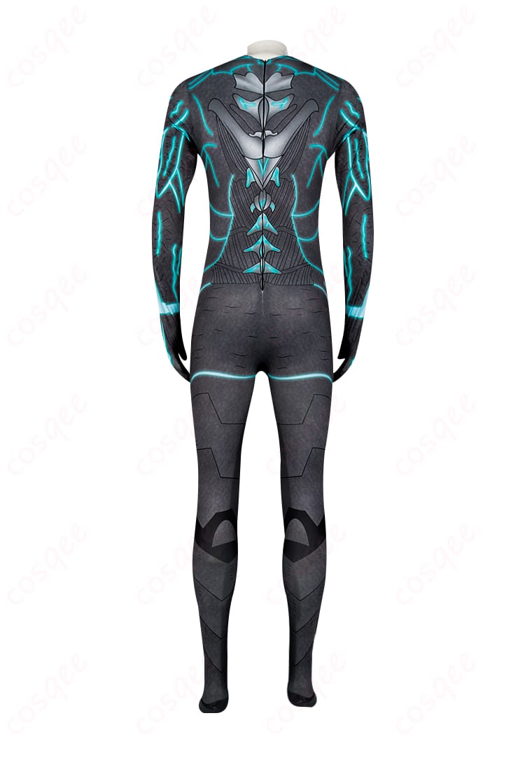 怪獣8号日比野カフカコスプレ衣装の背面の詳細画像。