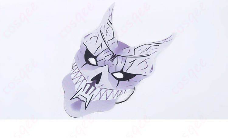 日比野カフカの仮面の装飾ディテール。