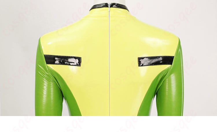 X-MEN ローグ コスプレ衣装 背面装飾の詳細