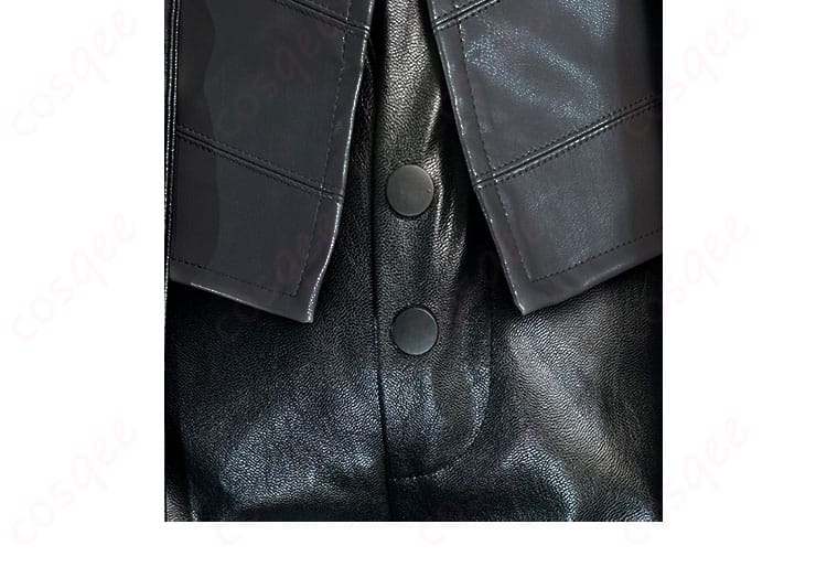 ペルソナ5 ザ・ロイヤル 雨宮蓮 怪盗服 コスプレ衣装 衣摆とパンツのボタン装飾ディテール