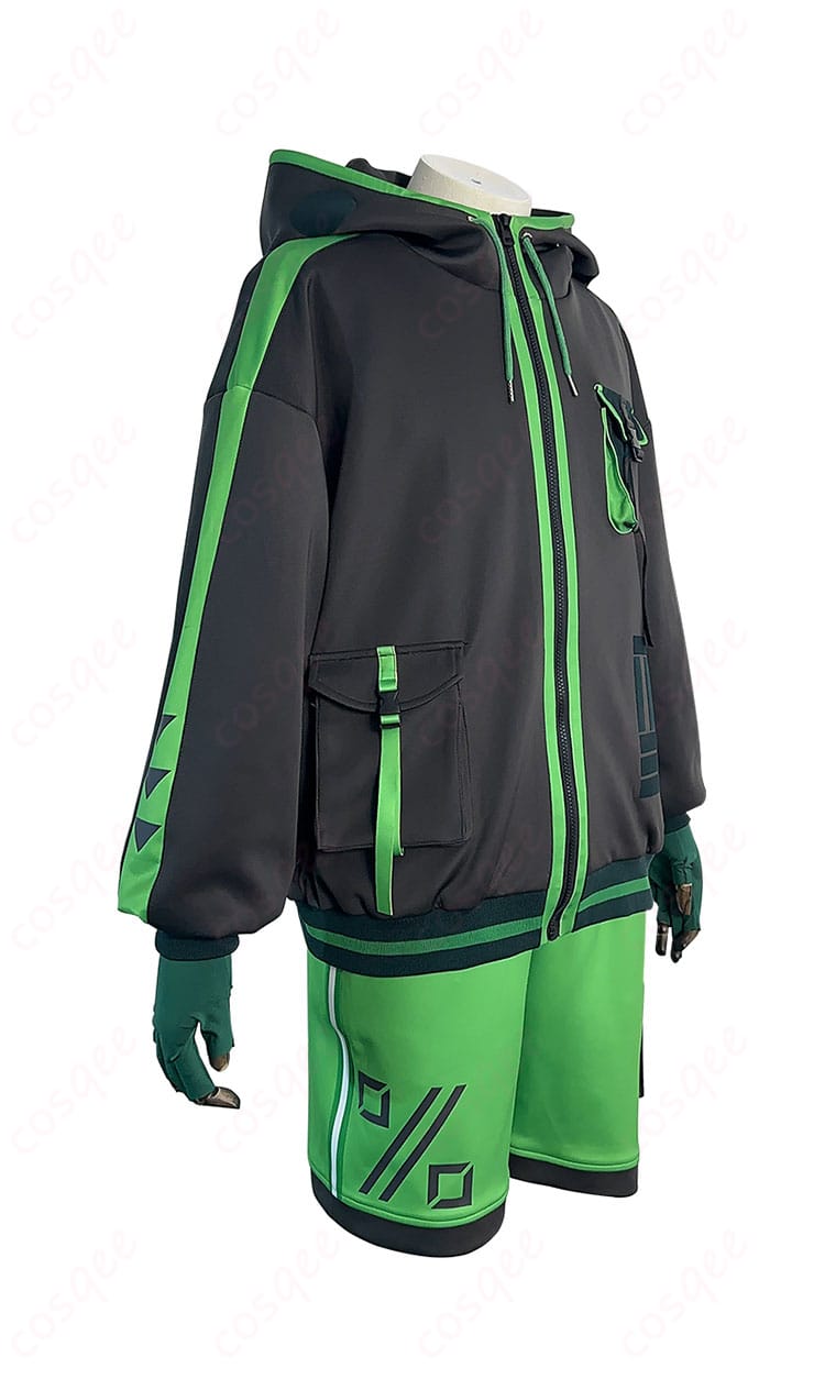 モブサイコ100 Ⅲ 影山茂夫 コスプレ衣装 右側図 - サイバーパンクスタイルの詳細