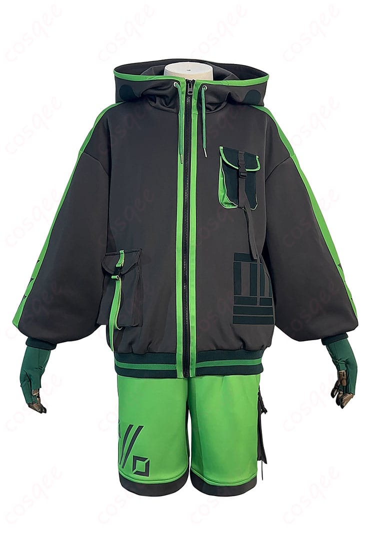 モブサイコ100 Ⅲ 影山茂夫 コスプレ衣装 正面図 - 高品質なコスプレ衣装