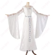 ロード・オブ・ザ・リングのガラドリエルを気品高く再現するロングドレス衣装 - 2枚目の画像（サムネイル）