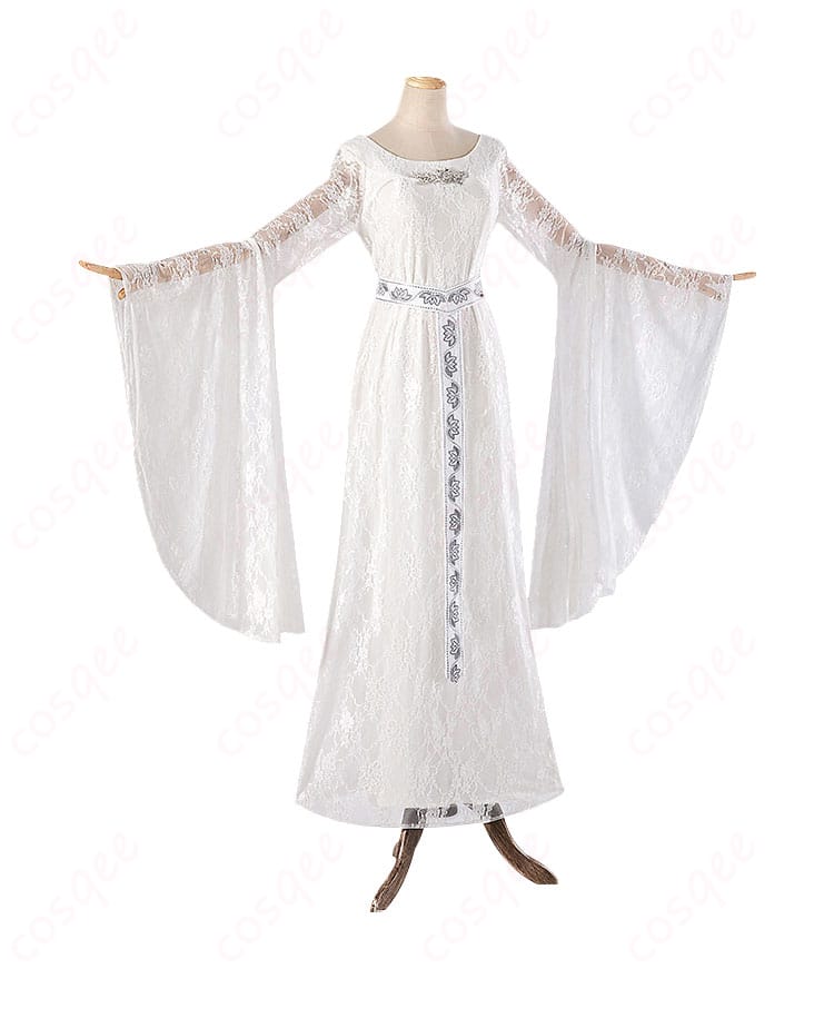 ロード・オブ・ザ・リング ガラドリエル コスプレ衣装 右側画像 - キャラクターの全体像を完璧に再現