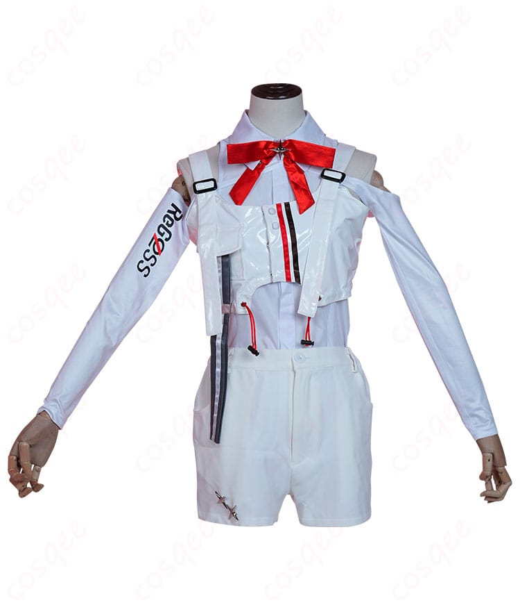 ホロライブ ReGLOSS 音乃瀬奏 コスプレ衣装の正面図。細部まで再現されたデザインが特徴。