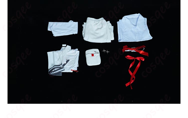 ホロライブ ReGLOSS 音乃瀬奏 コスプレ衣装のセット内容を展示。衣装、アクセサリー全てが揃った完全なセット。