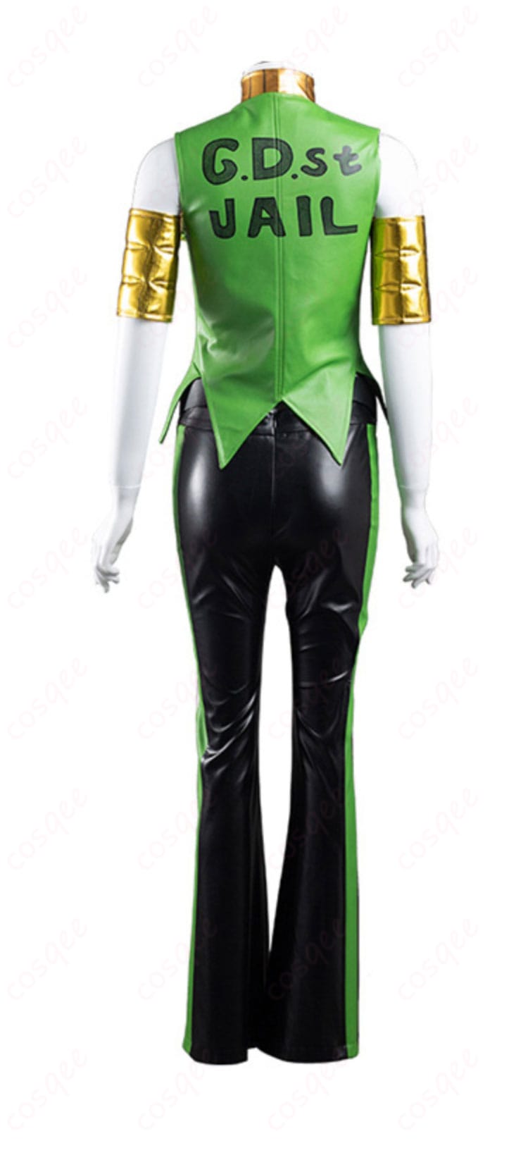 ジョジョの奇妙な冒険 ストーンオーシャン エルメェス・コステロ コスプレ衣装 背面画像