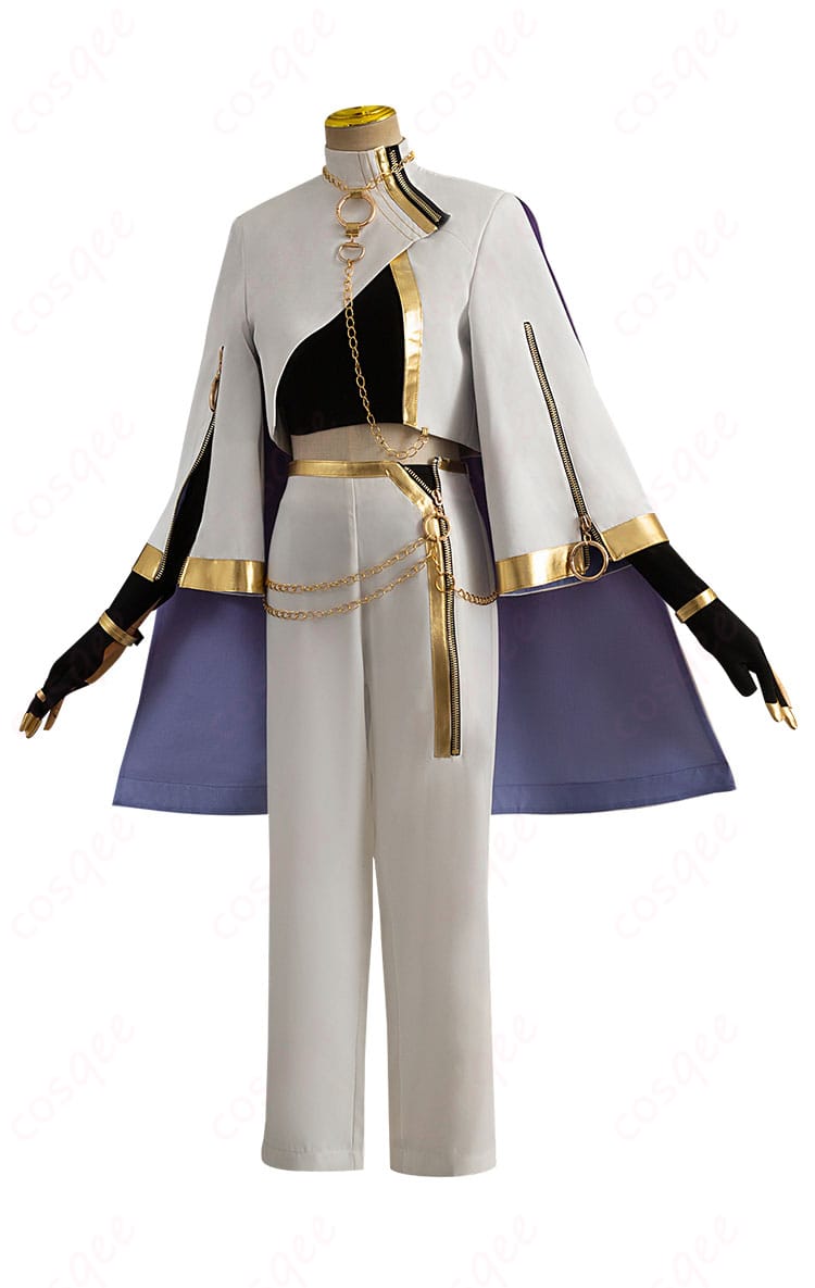 商品側面から見たコスプレ衣装の画像。リンの特徴的なデザインが際立つ側面です。