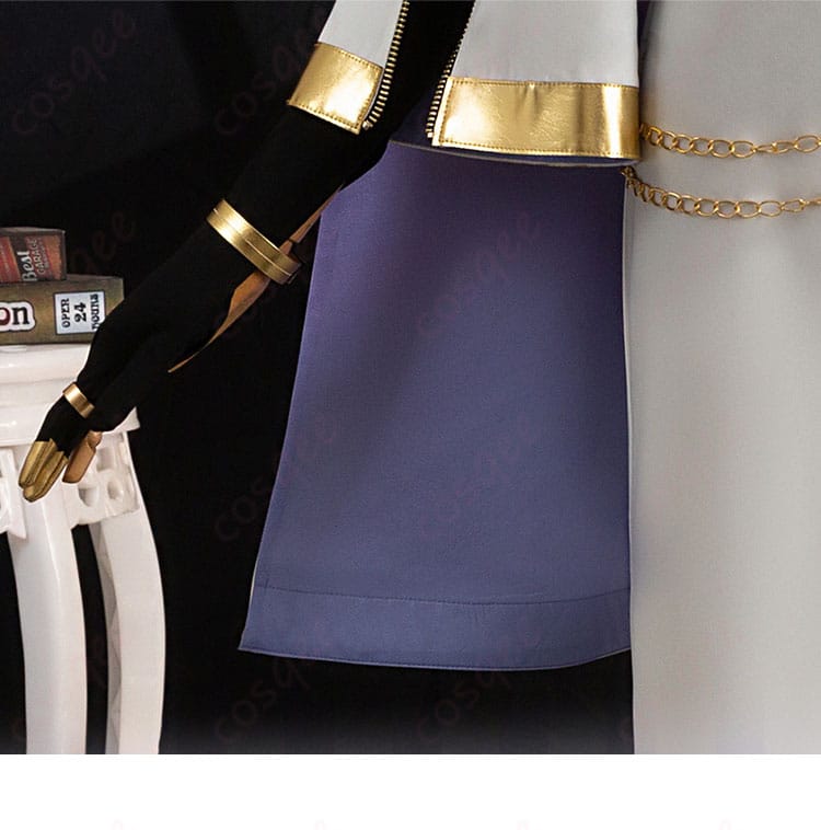 服装の袖口の装飾詳細。袖口の細かいデザインがしっかり再現されています。