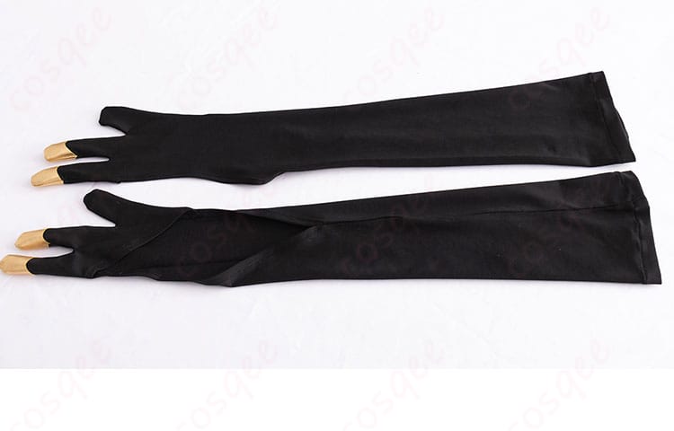 手袋装飾の詳細。手袋のデザインや装飾がリアルに再現されています。