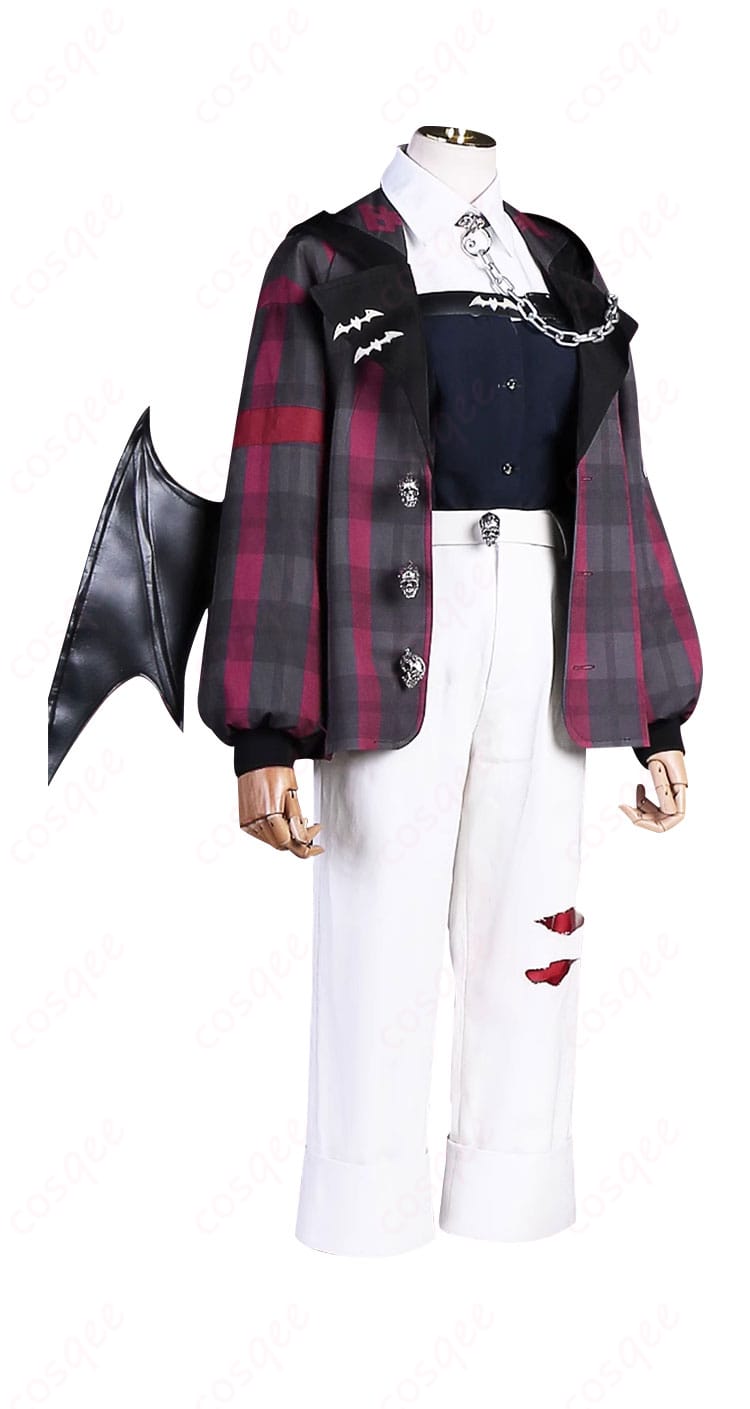 商品の側面図、葛葉の6周年新衣装コスプレ衣装